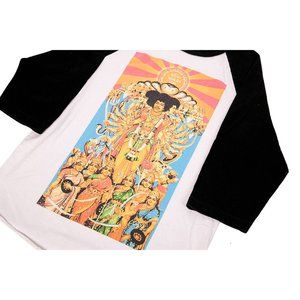 Jimi Hendrix Axis Bold As Love Baseball T-Shirt Men's Size Small
